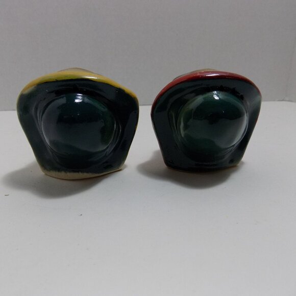 Rare Vintage Black Americana Bakers Cooks Chefs Farmers Salt and Pepper Shakers - Picture 3 of 7